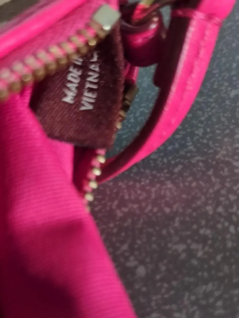 Coach Brown and Pink Signature Wristlet